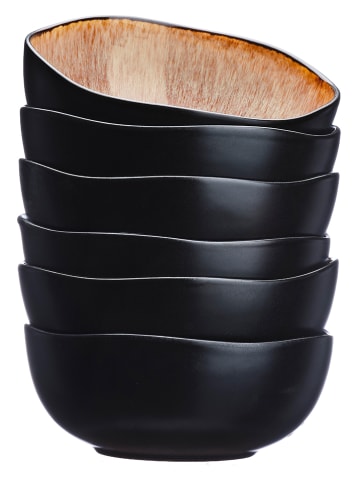 Björn 6-delige set: kommen "Iris" bruin - Ø 16,5 cm