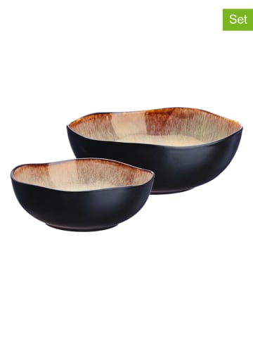 Björn 2er-Set: Salatschalen "Iris" in Braun