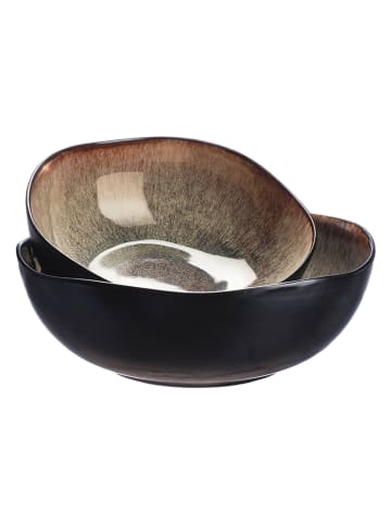 Björn 2er-Set: Salatschalen "Iris" in Braun