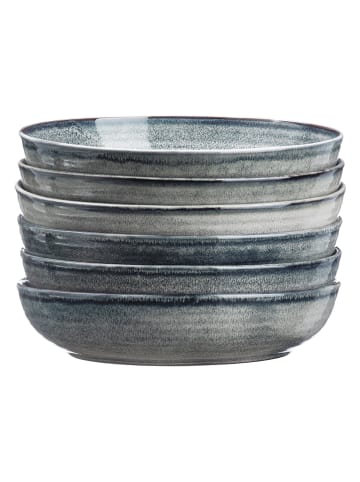 Björn 6er-Set: Suppenteller "Zen" in Grau - Ø 22,5 cm