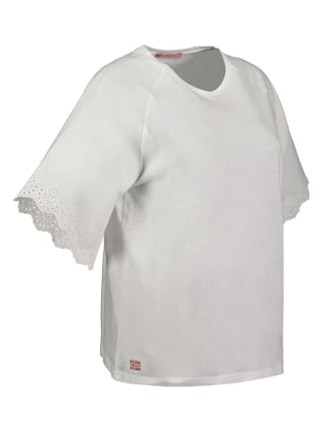 Geographical Norway Koszulka "Jemanque" w kolorze białym