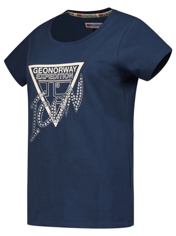 Geographical Norway Shirt "Jalimar" donkerblauw