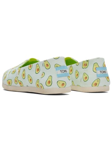 TOMS Slippersy w kolorze zielonym