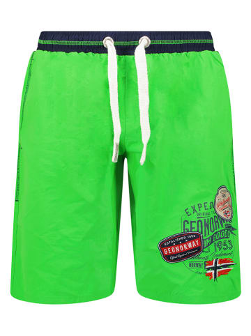 Geographical Norway Badeshorts "Qellower" in Grün