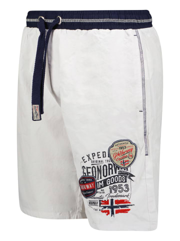 Geographical Norway Badeshorts "Qellower" in Weiß