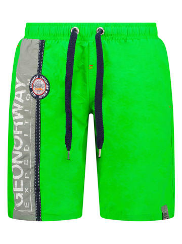 Geographical Norway Badeshorts "Qweenishi" in Grün