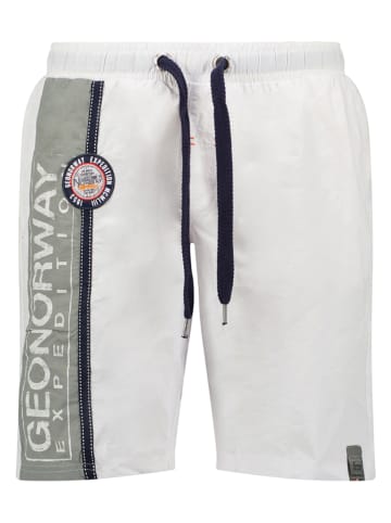 Geographical Norway Badeshorts "Qweenishi" in Weiß