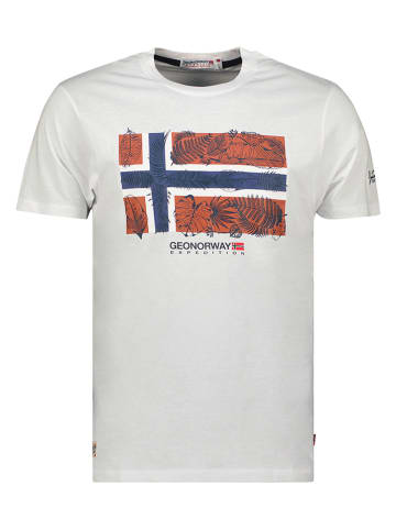 Geographical Norway Shirt "Jpalm" in Weiß