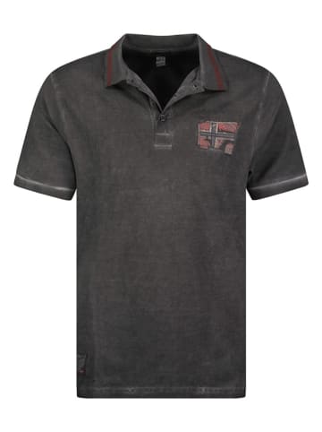Geographical Norway Poloshirt in Schwarz