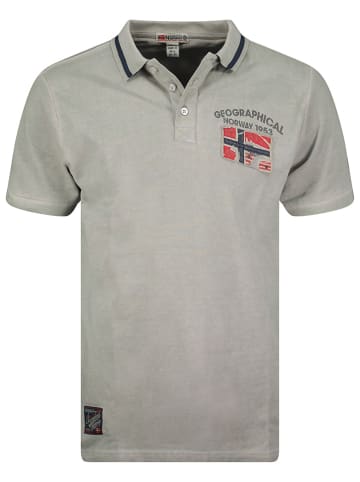 Geographical Norway Koszulka polo "Kotz" w kolorze szarym