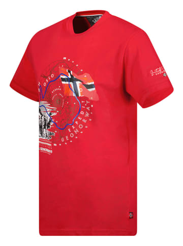 Geographical Norway Shirt "J-Picture" rood