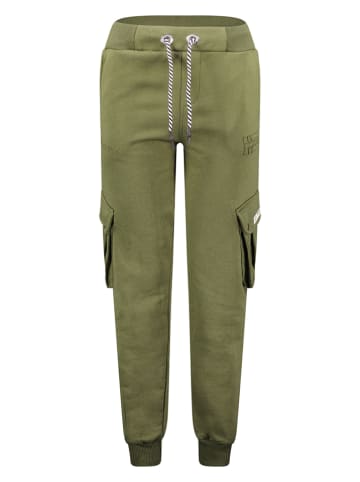 Geographical Norway Spodnie dresowe "Palermo" w kolorze khaki