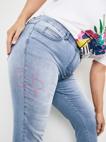 SAMOON Jeans - Slim fit - in Hellblau