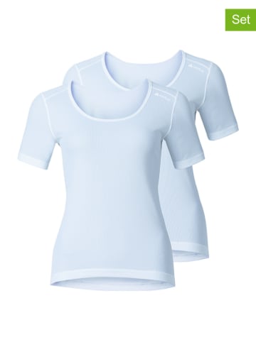 Odlo 2-delige set: functionele onderhemden "Cubic" wit