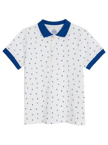 COOL CLUB Poloshirt wit/blauw