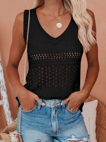 Milan Kiss Top in Schwarz