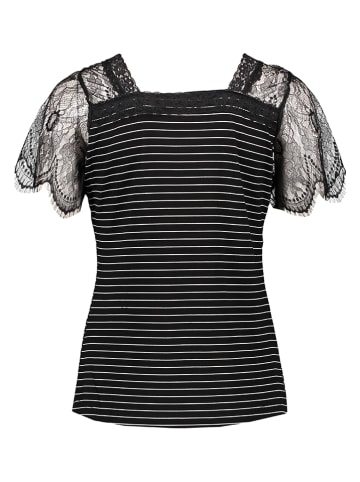 Milan Kiss Shirt in Schwarz/ Weiß