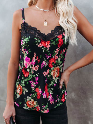 Milan Kiss Top in Schwarz/ Bunt