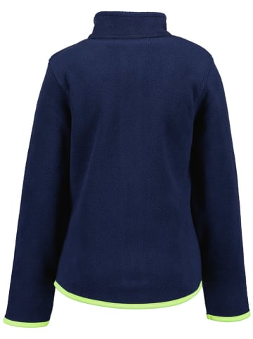 Blue Seven Fleece vest donkerblauw/groen