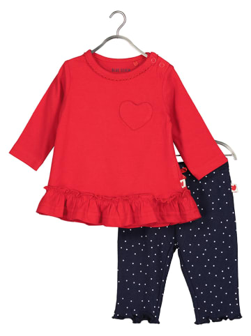 Blue Seven 2tlg. Outfit in Rot/ Schwarz