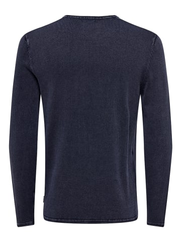 ONLY & SONS Sweter "Garson" w kolorze granatowym