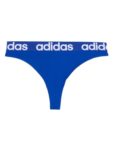 adidas Stringi w kolorze niebieskim