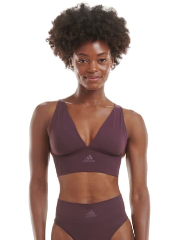 adidas Bustier in Pflaume