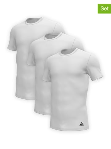 adidas 3-delige set: shirts wit