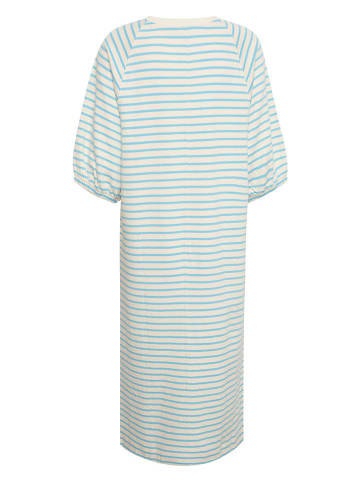 Soaked in Luxury Sukienka "Inge" w kolorze błękitno-białym