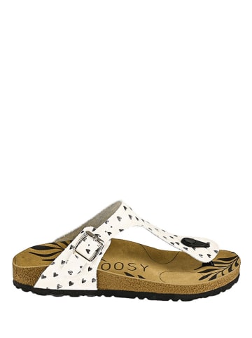 Noosy Teenslippers zwart/wit