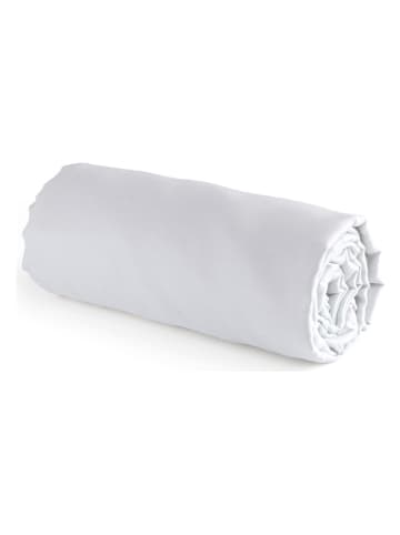 Rodier Satin-Spannbettlaken in Weiß
