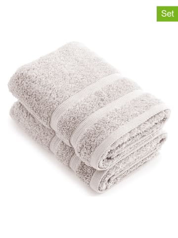Rodier 2-delige set: handdoeken zandkleurig