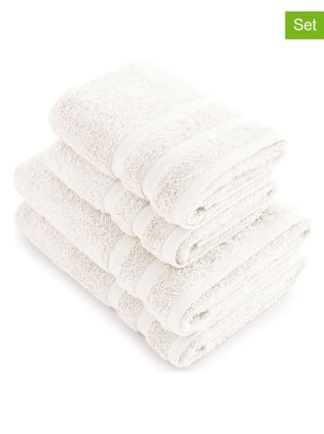 Rodier 4-delige handdoekenset wit