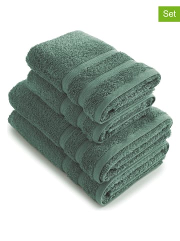 Rodier 4-delige handdoekenset donkergroen