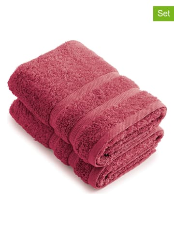 Rodier 2-delige set: handdoeken roze