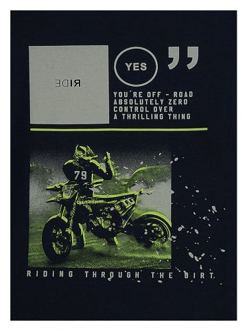 Sanetta Pyjama in Grau/ Dunkelblau