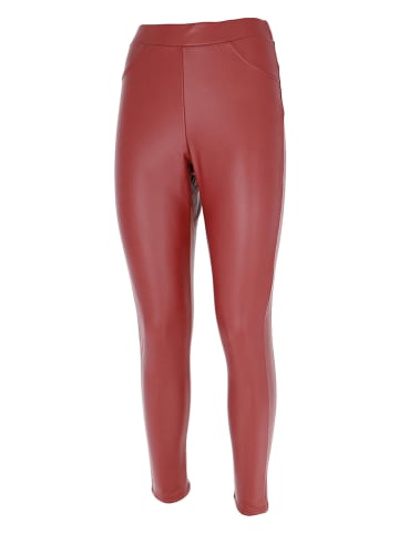 COTONELLA Kunstleren legging rood