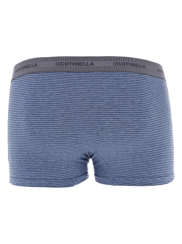 COTONELLA 2-delige set: boxershorts blauw/grijs