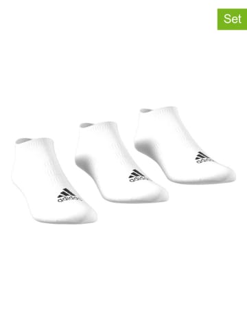 adidas Skarpety (3 pary) w kolorze białym