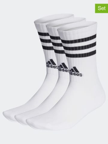 adidas 3er-Set: Sportsocken in Weiß