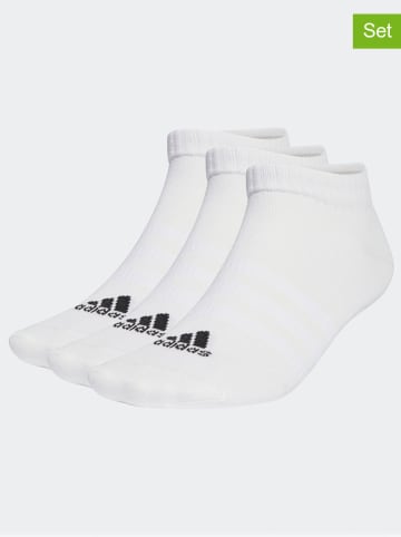 adidas Skarpety (3 pary) w kolorze białym