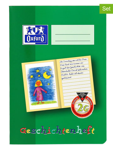 Oxford 10 delige set: "verhalen" schriften groen - A5