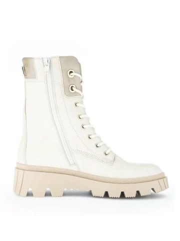 Gabor Leren boots crème/beige