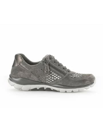 Gabor Leren sneakers grijs