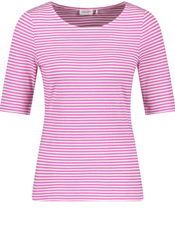 Gerry Weber Koszulka w kolorze różowo-białym