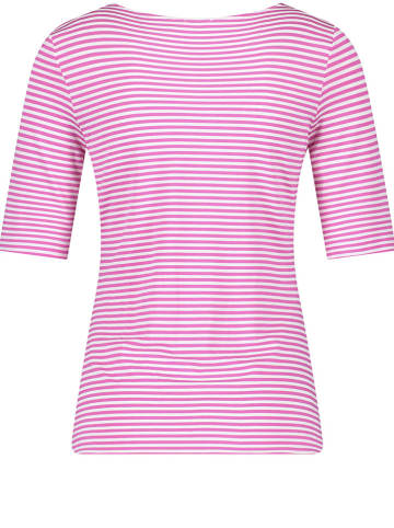 Gerry Weber Koszulka w kolorze różowo-białym