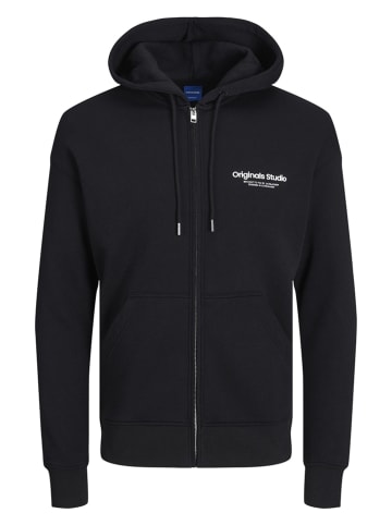 JACK & JONES PLUS Sweatvest "Vesterbro" zwart
