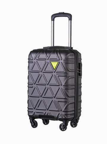 Puccini Hardcase-Trolley "California" in Grau - (B)34 x (H)54 x (T)20 cm