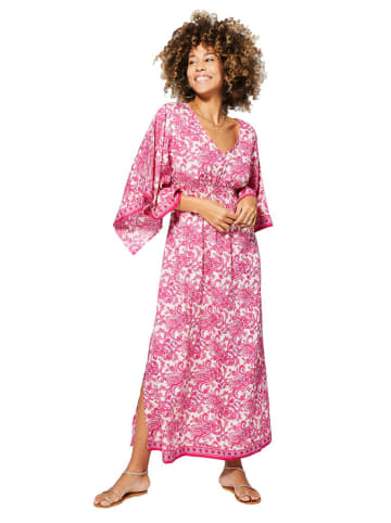 Ipanima Kleid in Creme/ Pink/ Grau