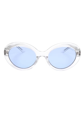 Guess Damskie okulary przeciwsłoneczne w kolorze błękitnym